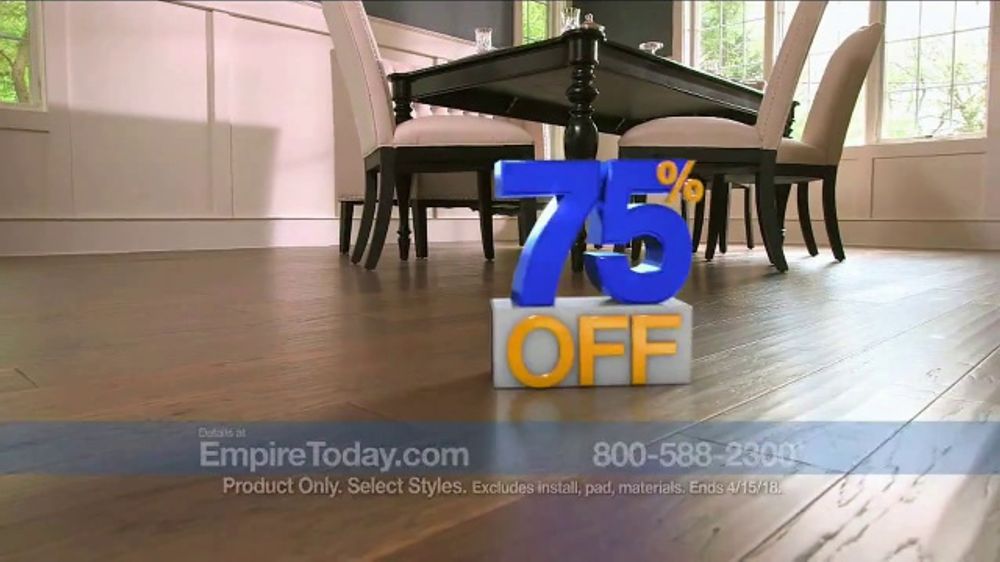 Empire Today 75 Off Sale TV Commercial, 'Gigantic Savings on New