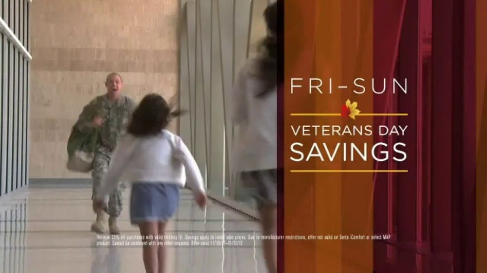 Mattress Firm 72 Hour Sale TV Spot, 'Veterans Day Savings Sleep Trial' iSpot.tv