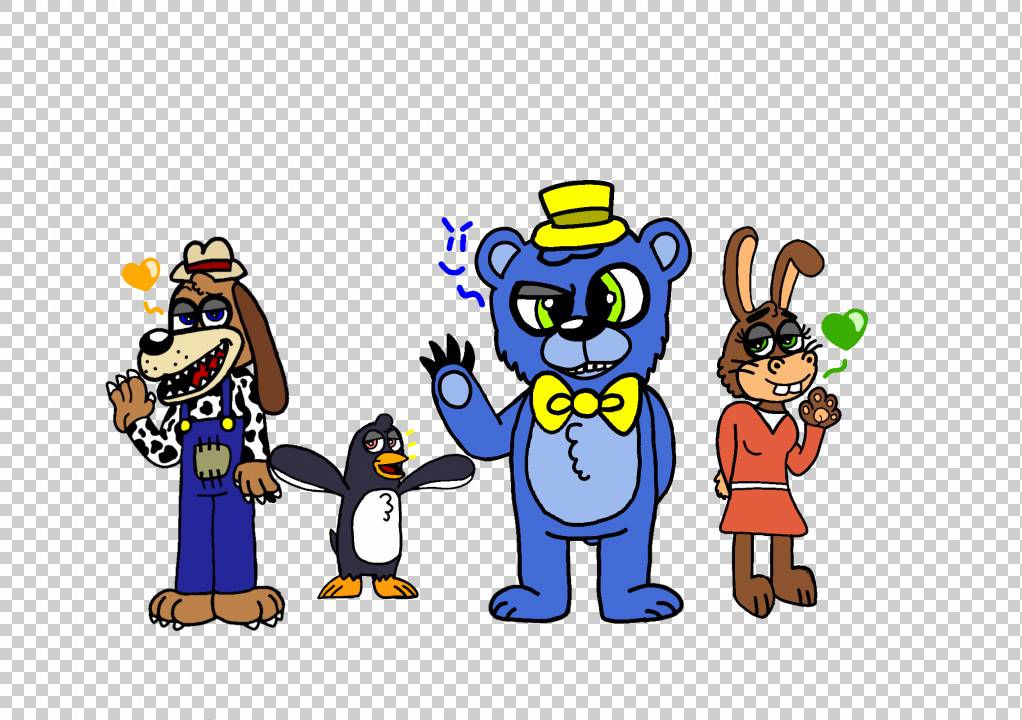 The scrapped Willy's Wonderland characters! 3 by BreTheSwan on
