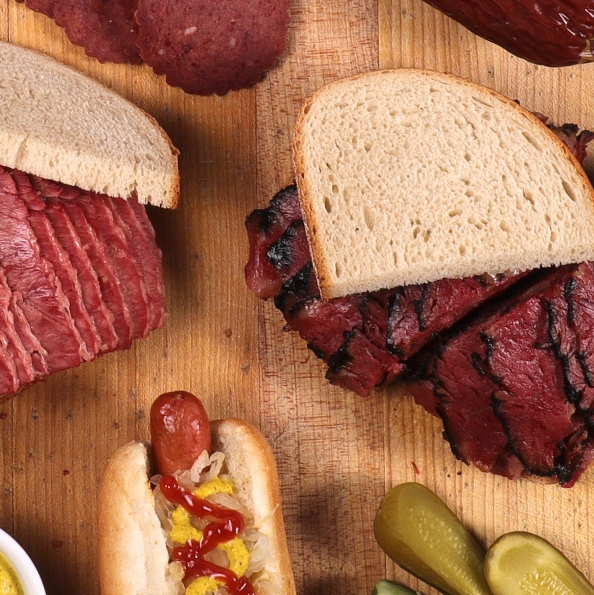 Katz's Deli Sliced Pastrami Shipped, Catered & Delivered