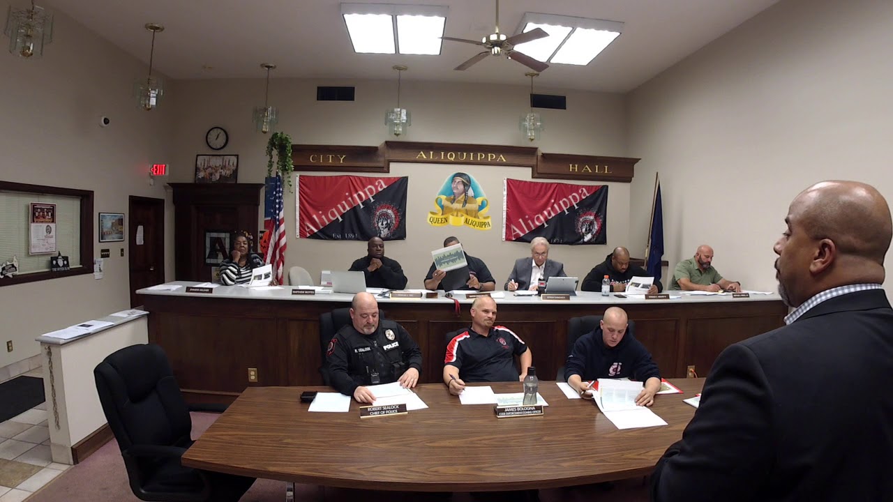 City of Aliquippa General Meeting 10302019