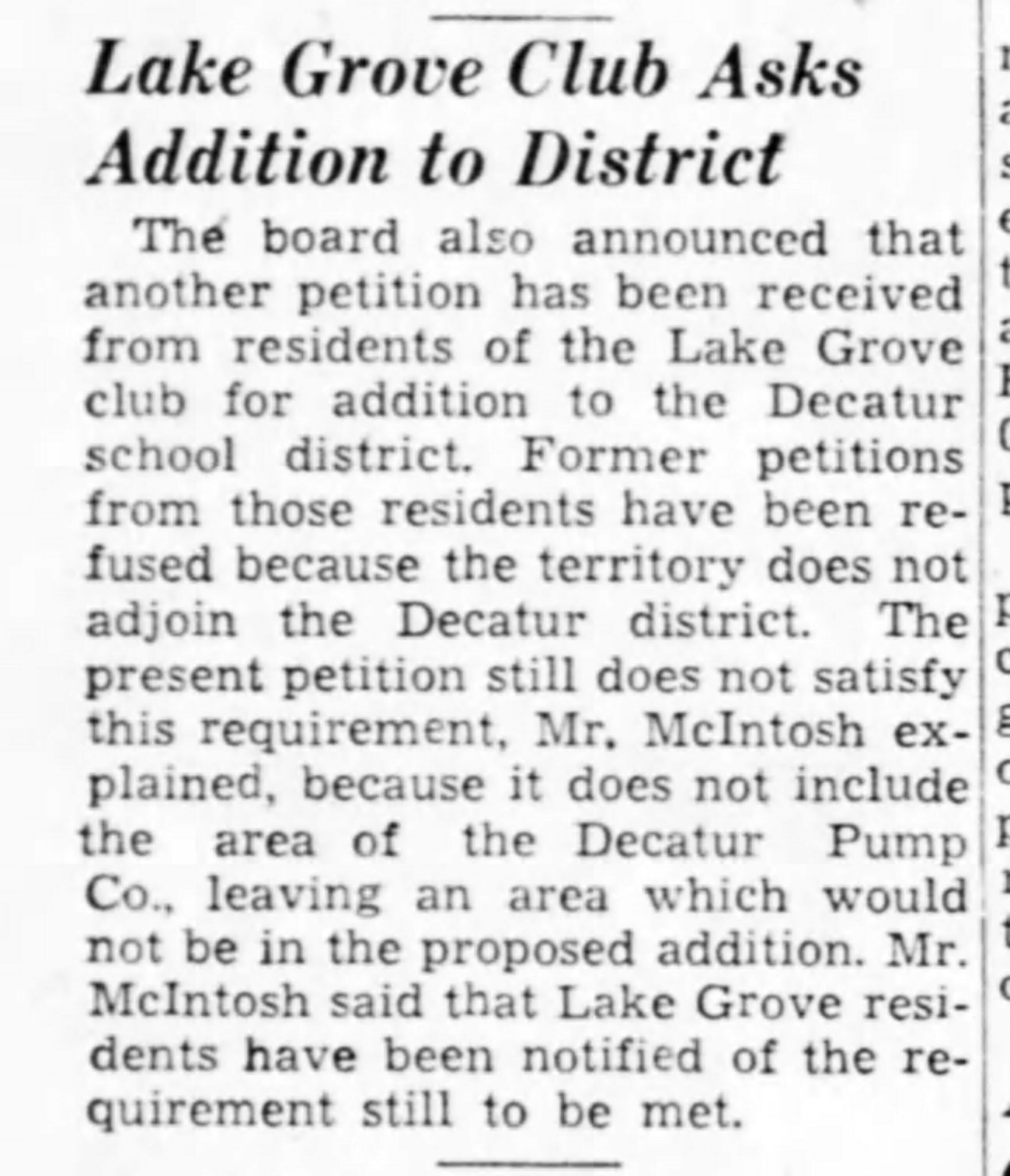Local History Lake Grove Club Decatur, IL Public Library