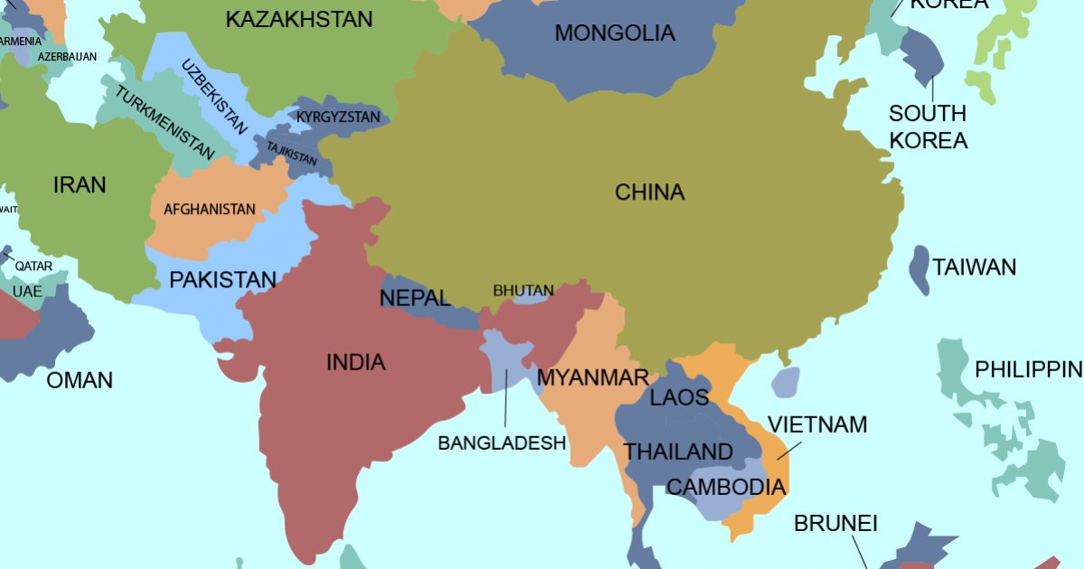 15 in 15 Countries of Asia Quiz
