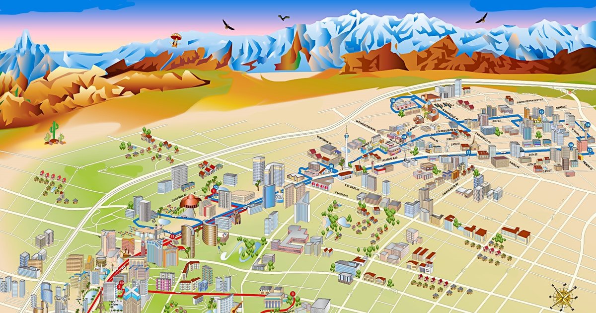 Las Vegas Tourist Map Quiz By mucciniale