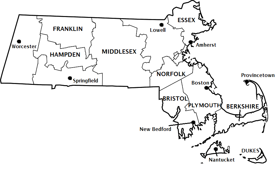 Fix the Massachusetts Map Quiz By mikenew