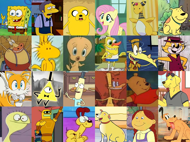 Click the YellowSkinned Cartoon Character Quiz By sharktoother140