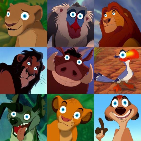 Spongebob's Eyes on Lion King Characters Quiz By jackfrog10