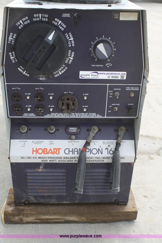 Hobart Champion 16 portable welder in Wathena, KS | Item U9582 sold