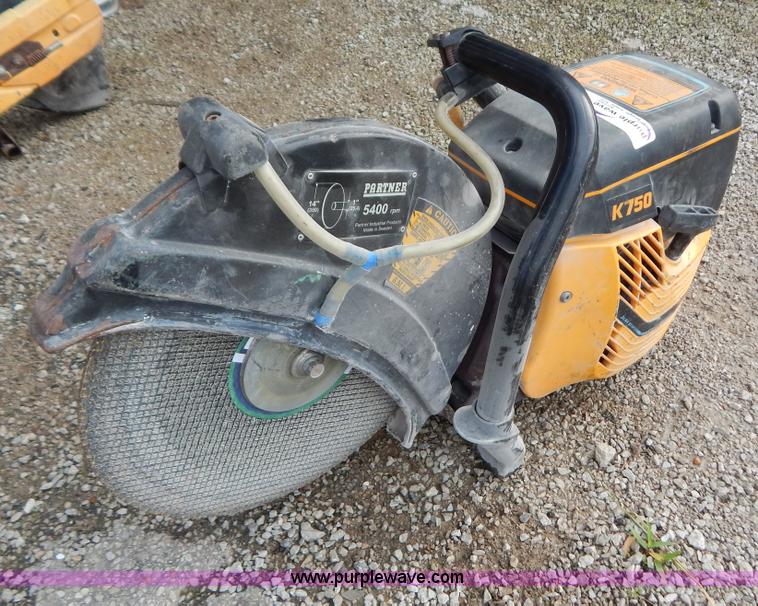 Partner K750 concrete saw in Nevada, MO | Item AW9217 sold | Purple Wave