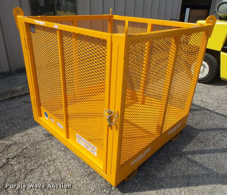 2011 Lakeshore M56 forklift man basket in Olathe, KS Item BV9805 sold