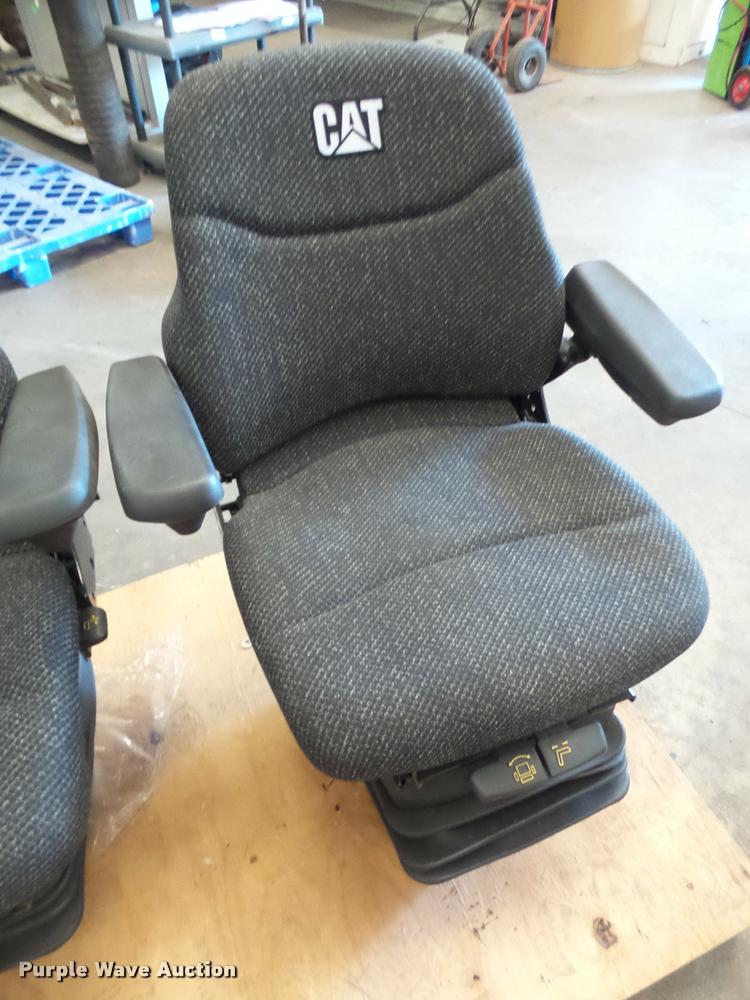 (2) Caterpillar backhoe seats in Olathe, KS Item DK9302 sold Purple