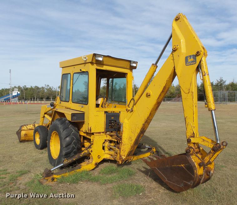 1980 John Deere 310A backhoe in Ashland, KS Item DC3781 sold Purple