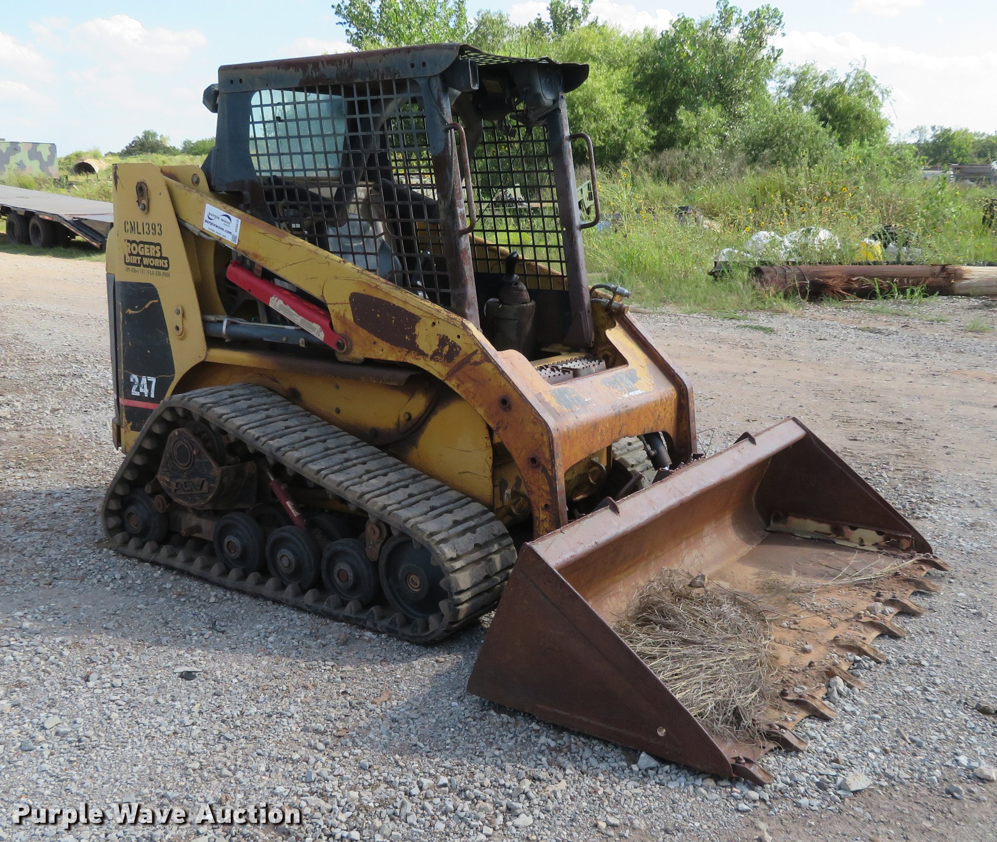 2004 Caterpillar 247 skid steer in Perry, OK Item DE6419 sold