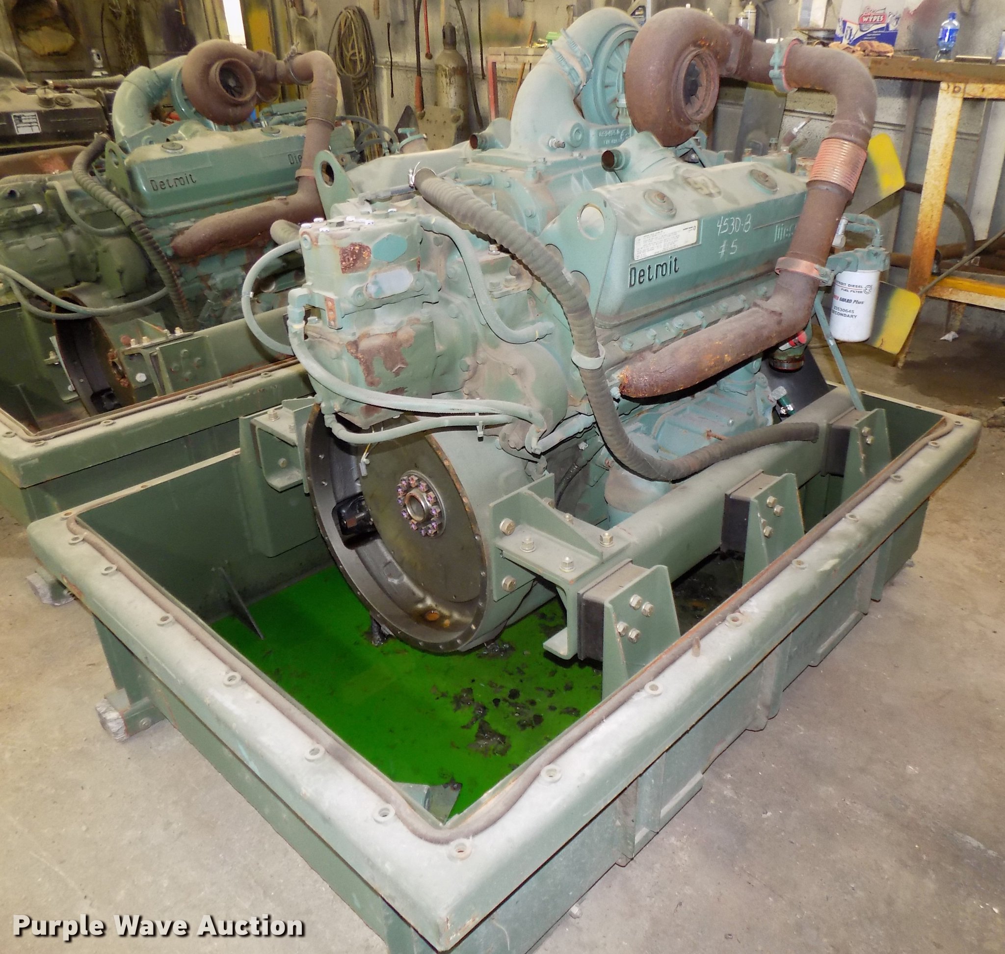 1988 Detroit Diesel 8V92TA V8 turbo diesel engine in Columbus, NE