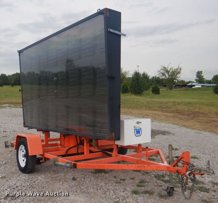 2012 Wanco WTLMB message board trailer in Collinsville, OK Item