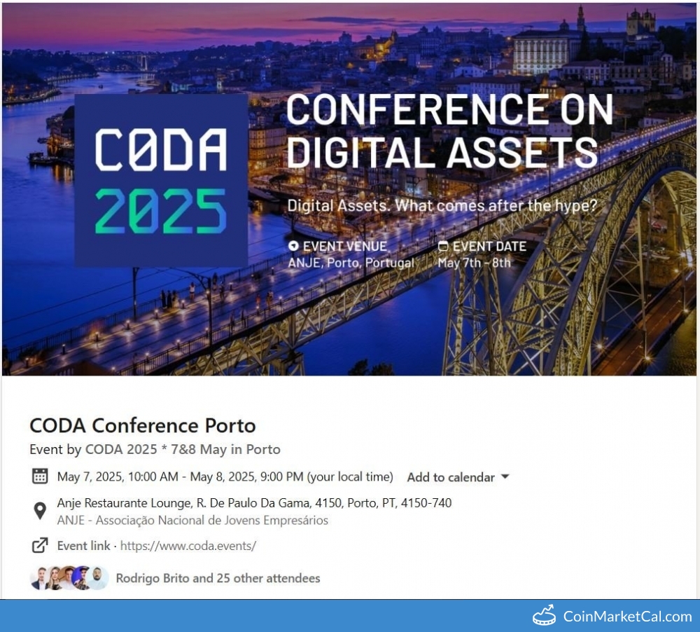 General Event (CRYPTO) CODA Porto 2025 General Event (CRYPTO) CODA Porto 2025