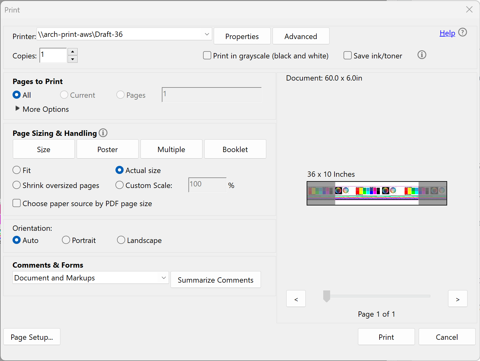 Printing to the Draft Printers Yale Architecture