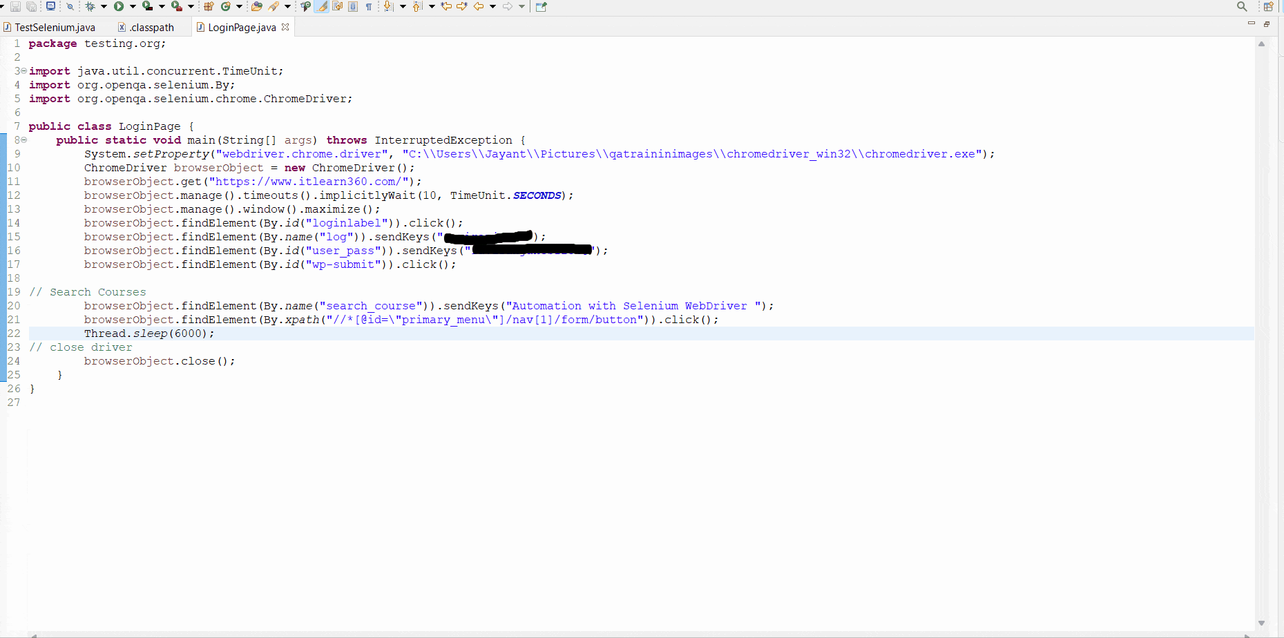 Selenium Training Elearning Project Tutorial Part 1 QA Training in Virginia Selenium