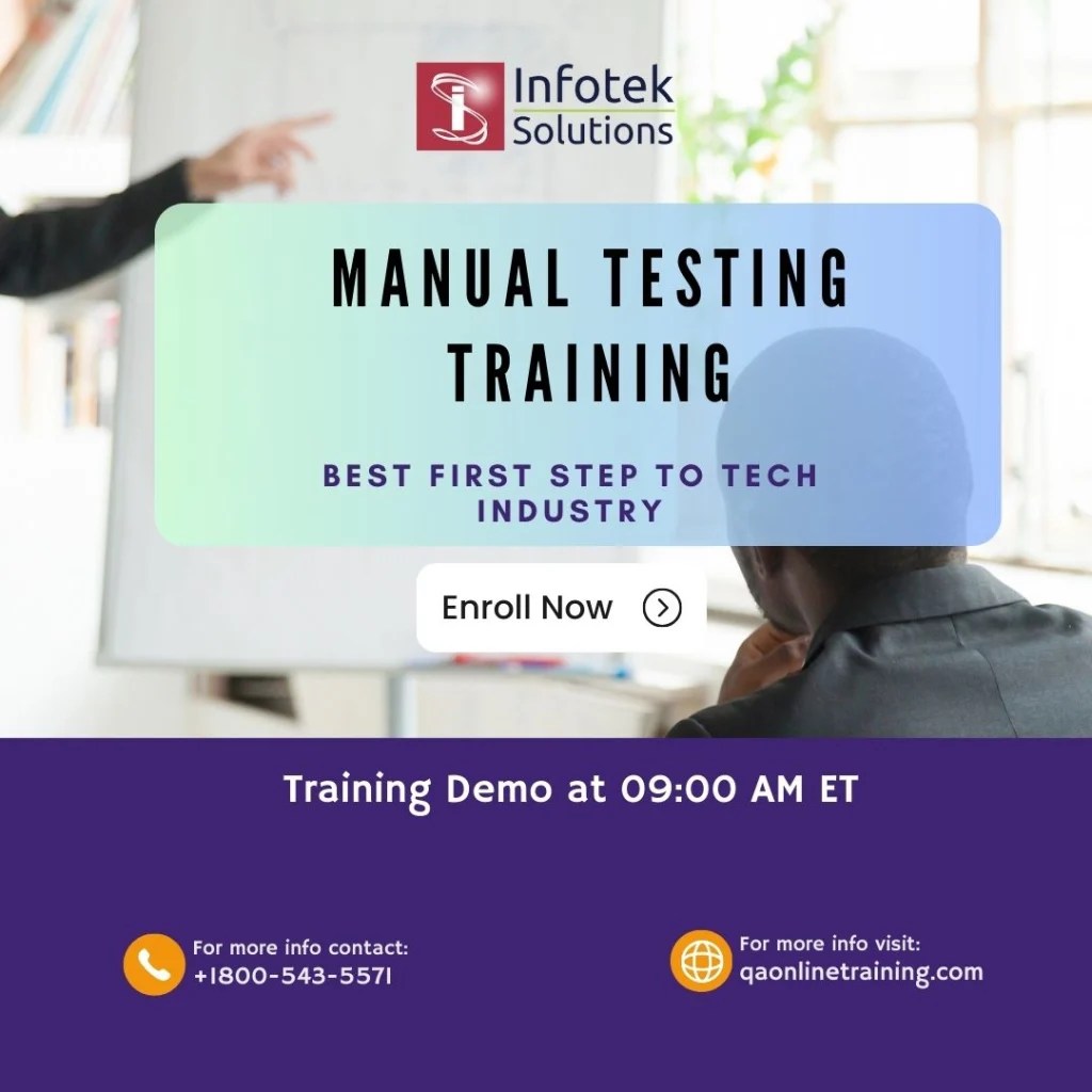 Manual Testing Course Best QA Training in USA Selenium Training Manual Testing Job Placement