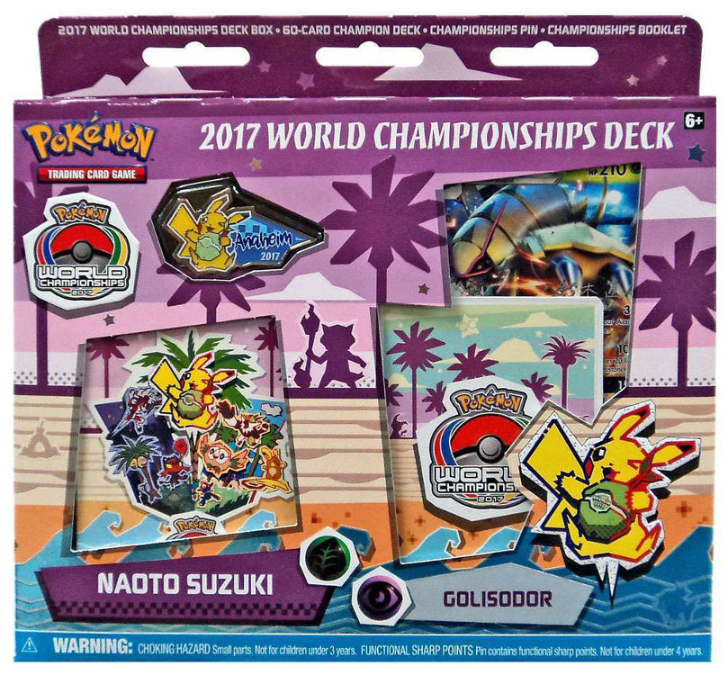 Pokémon 2017 World Championships Deck Naoto Suzuki Golisodor