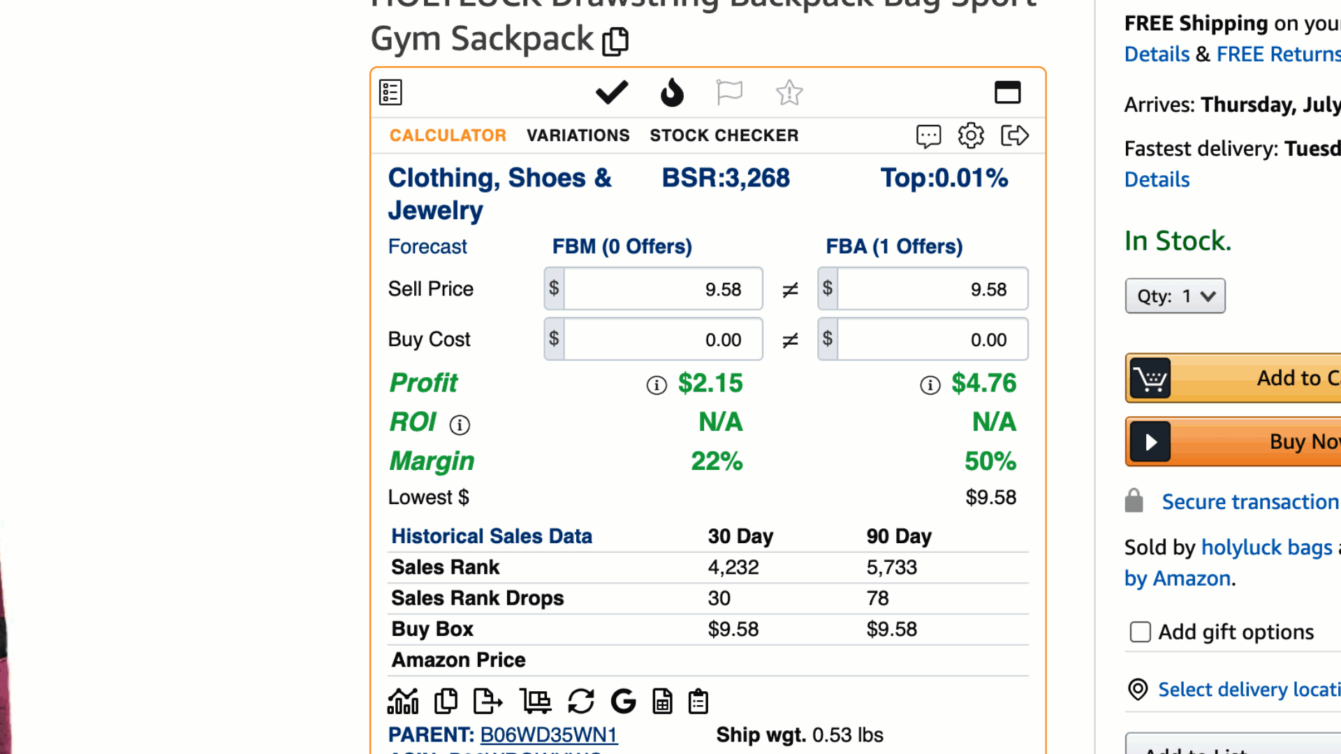 Tips & Tricks 45 Determining what you need to sell a product in