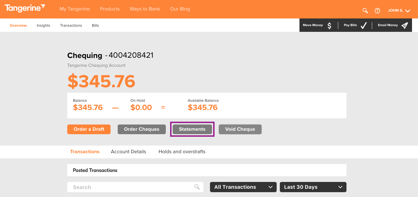 How do I verify my Tangerine bank? Lending Loop