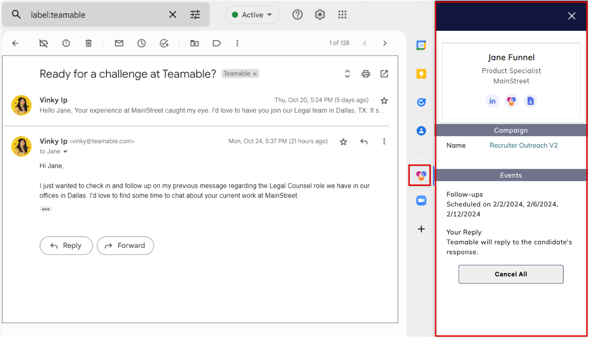 Gmail Sidebar Teamable Help Center