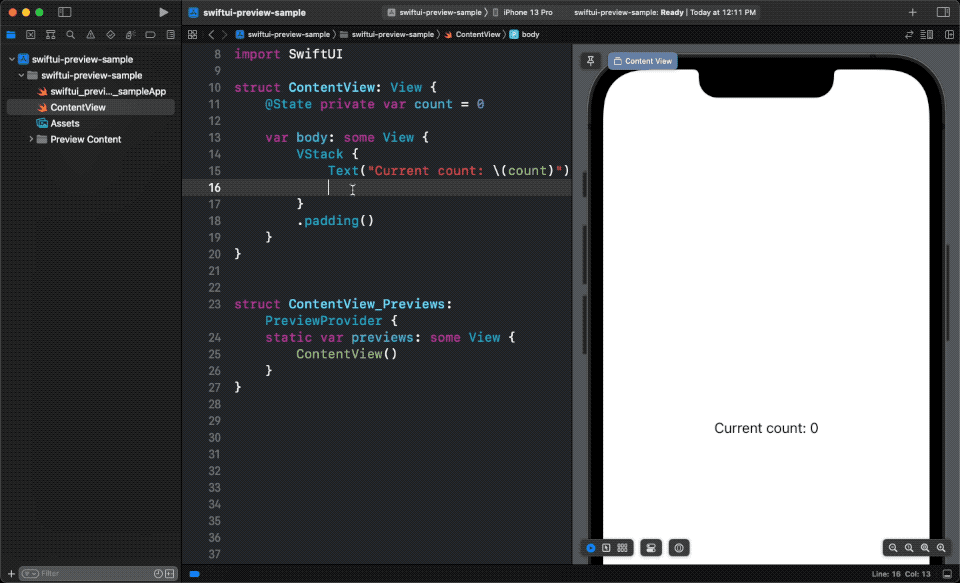 Xcode Previews What is it, and how to use it Sarunw
