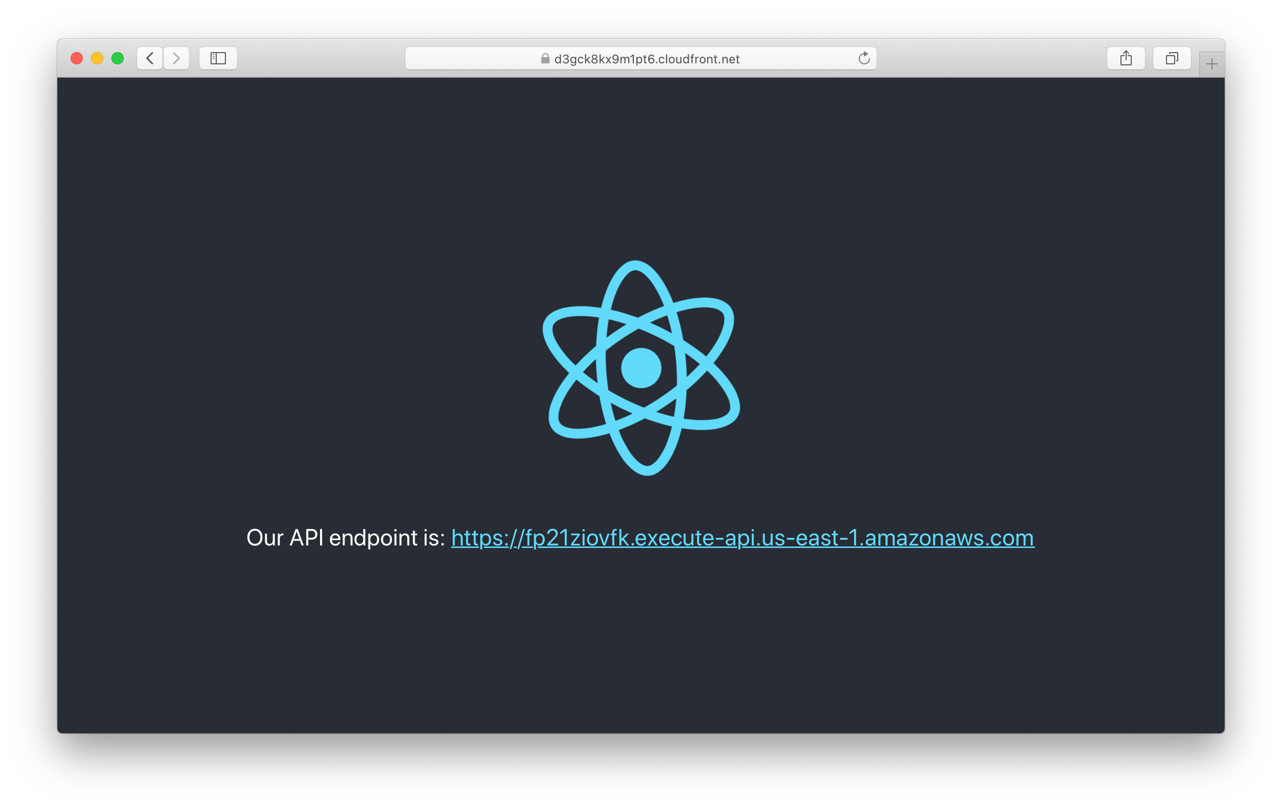 Setting serverless environments variables in a React app