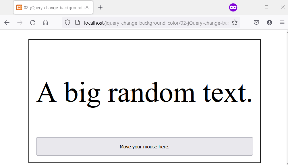 jQuery Change Background Color of an Element Delft Stack