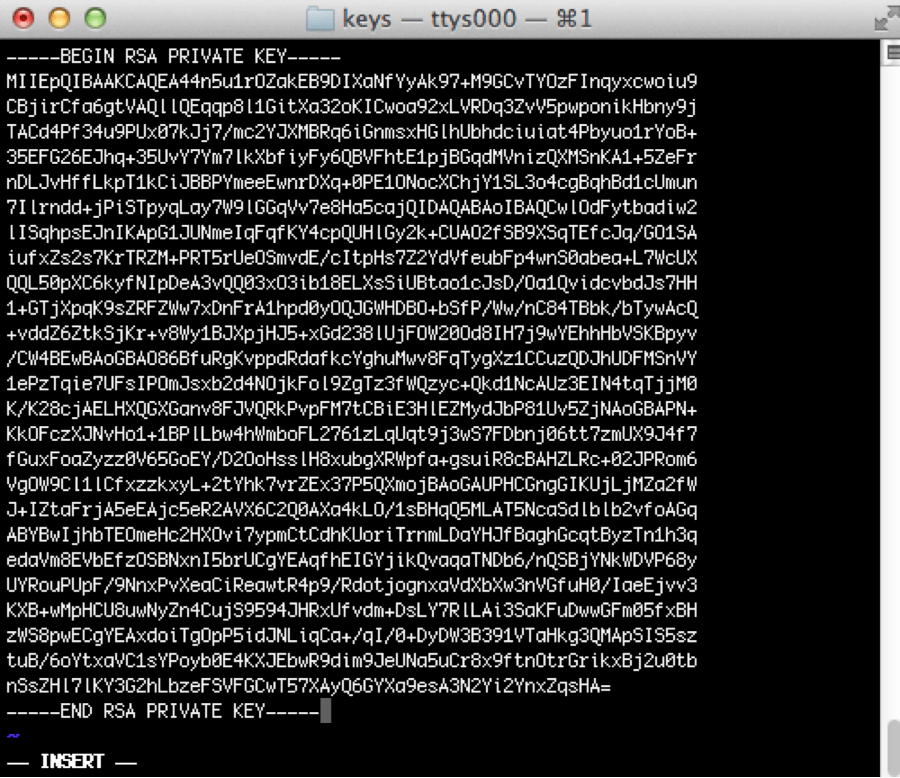 Using ssh with private key