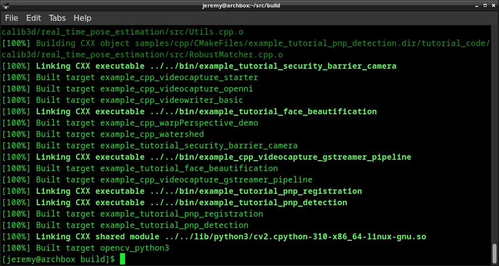 How to enable NVIDIA CUDA with OpenCV in Arch Linux