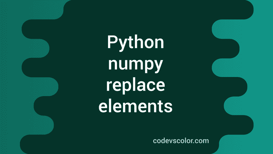 Python replace in numpy array more or less than a specific value