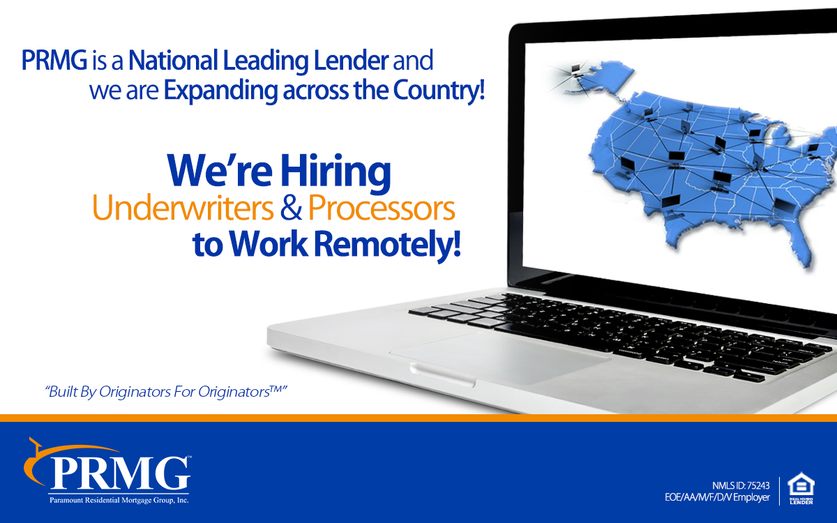 What's happening now at Paramount Residential Mortgage Group