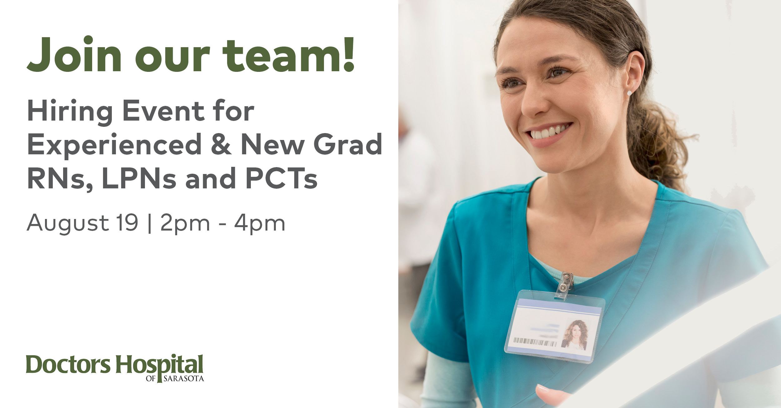 Doctors Hospital of Sarasota Mission, Benefits, and Work