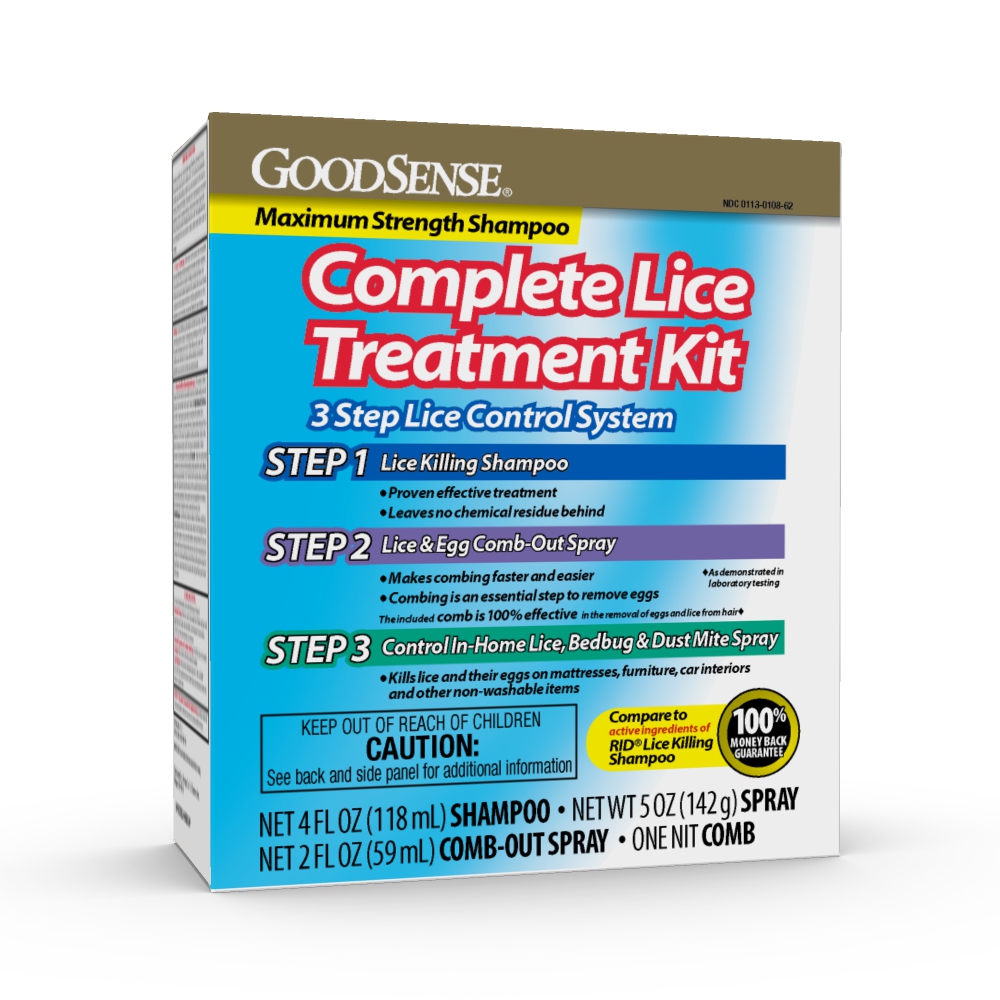 GoodSense® Complete Lice 3Step Treatment Kit