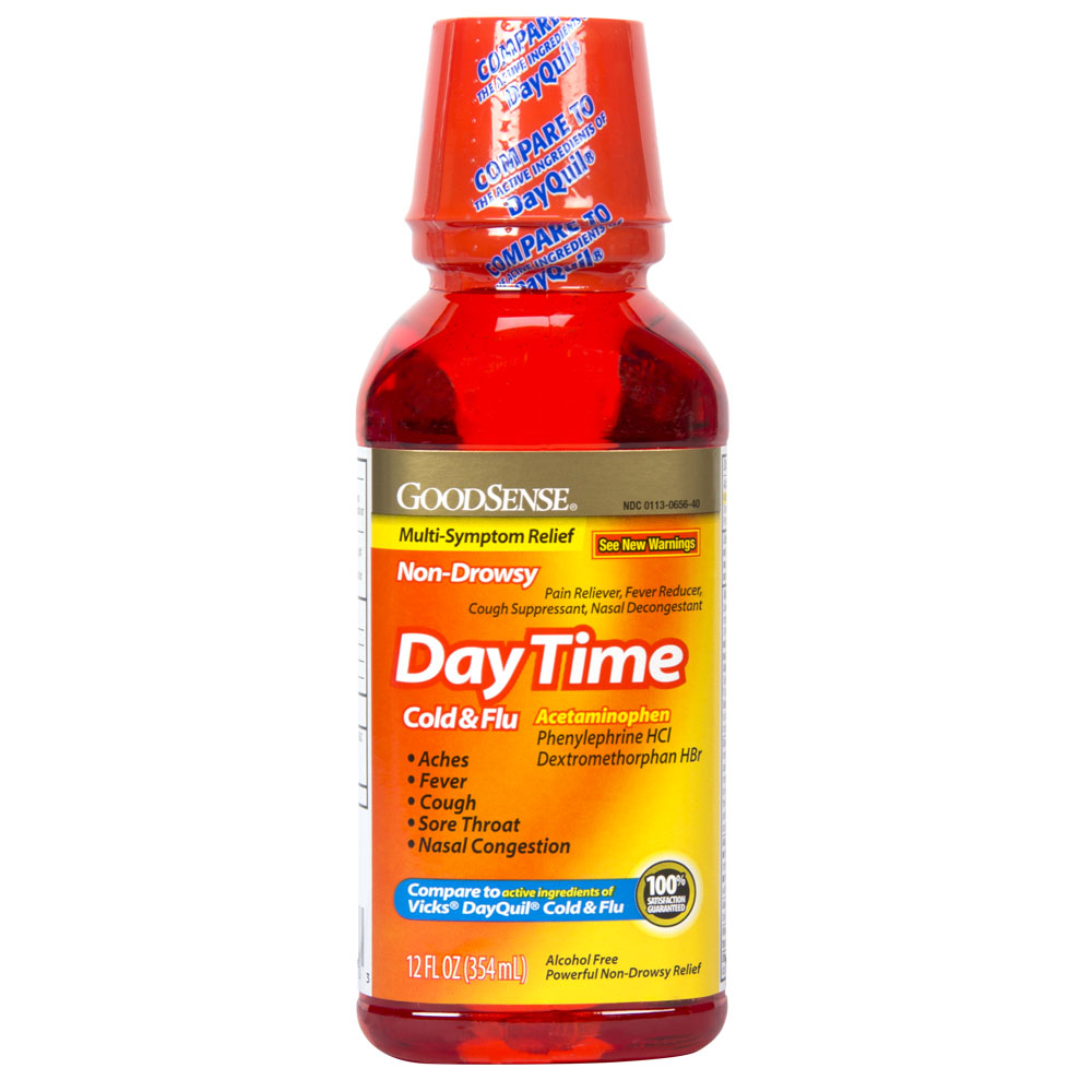 GoodSense® Daytime Cold and Flu MultiSymptom Relief, 12 Fl Oz