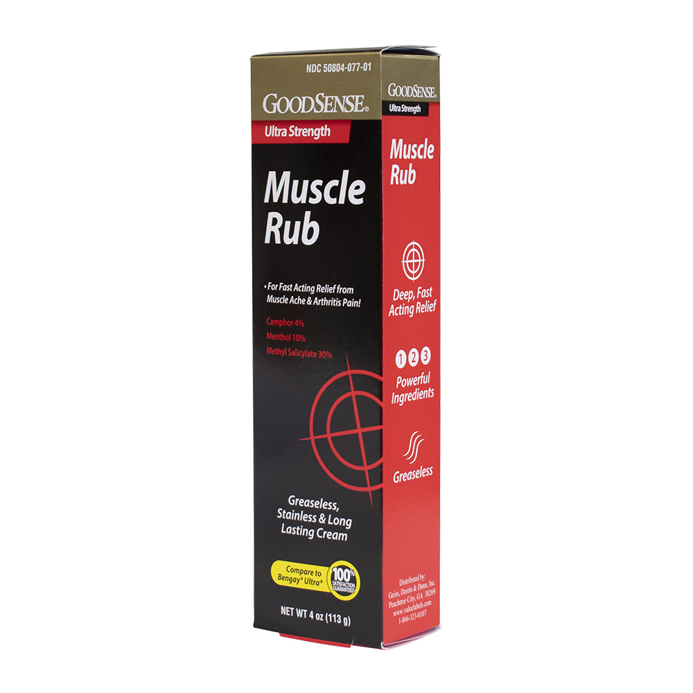 GoodSense® Muscle Rub Ultra Strength Cream, 4 oz