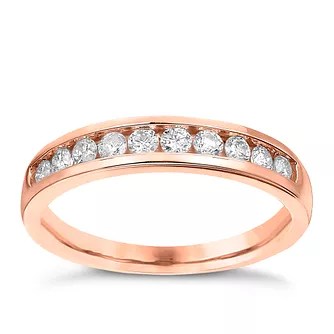 Rose Gold Eternity Rings Buy Online Ernest Jones