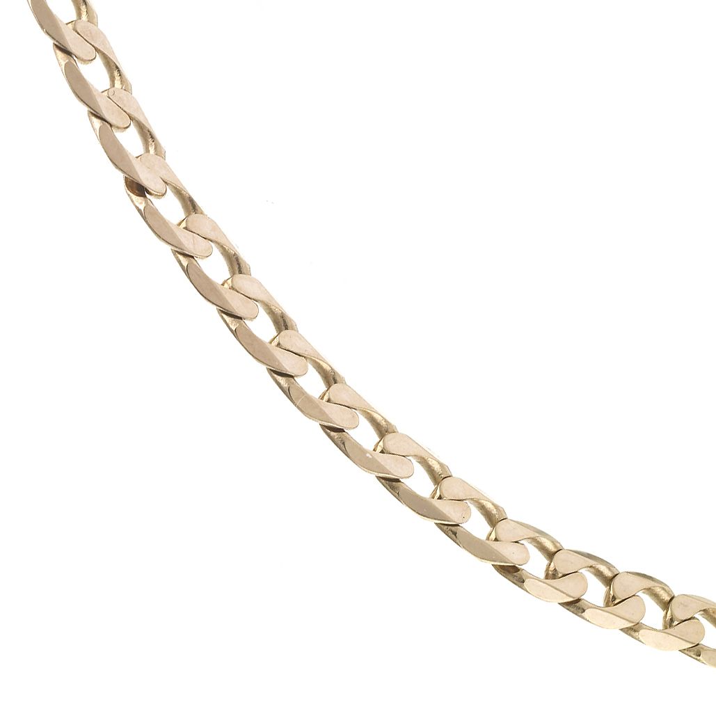 9ct Yellow Gold 22 inches Curb Chain Necklace H.Samuel