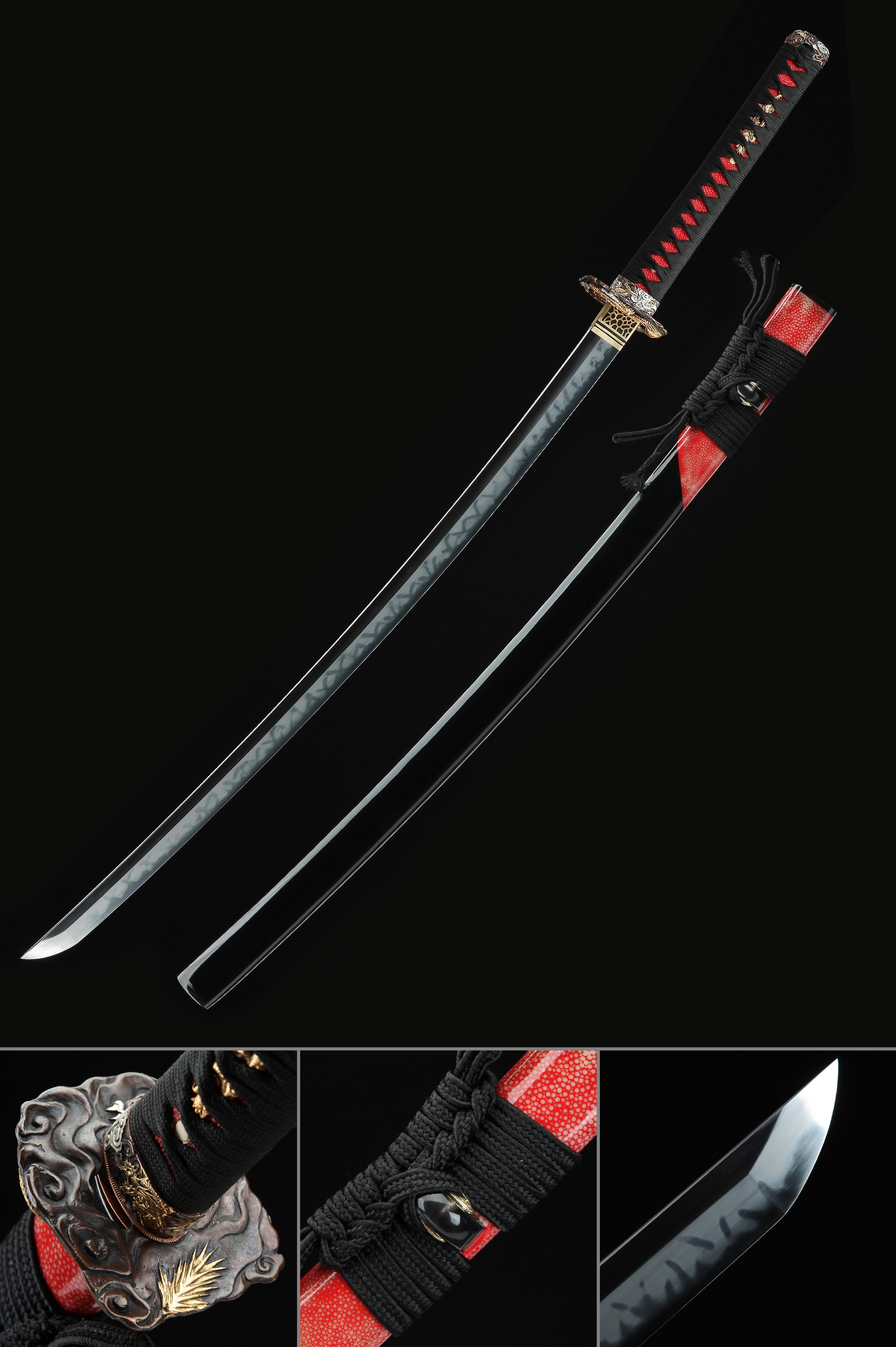 High Quality Katana, Authentic Japanese Katana T10 Carbon Steel Hand
