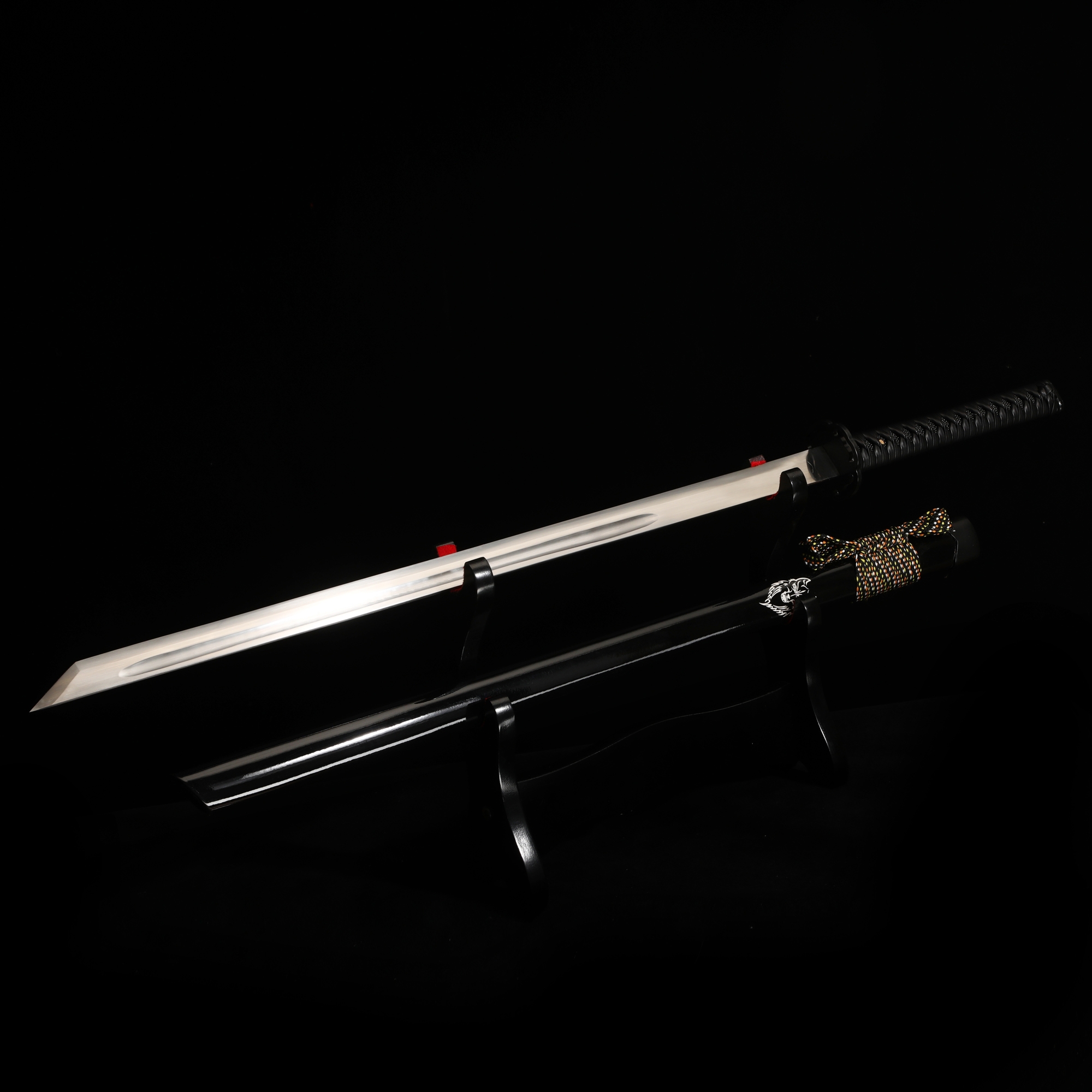 Japanese Straight Sword Handmade Japanese Straight Sword High Manganese Steel Full Tang