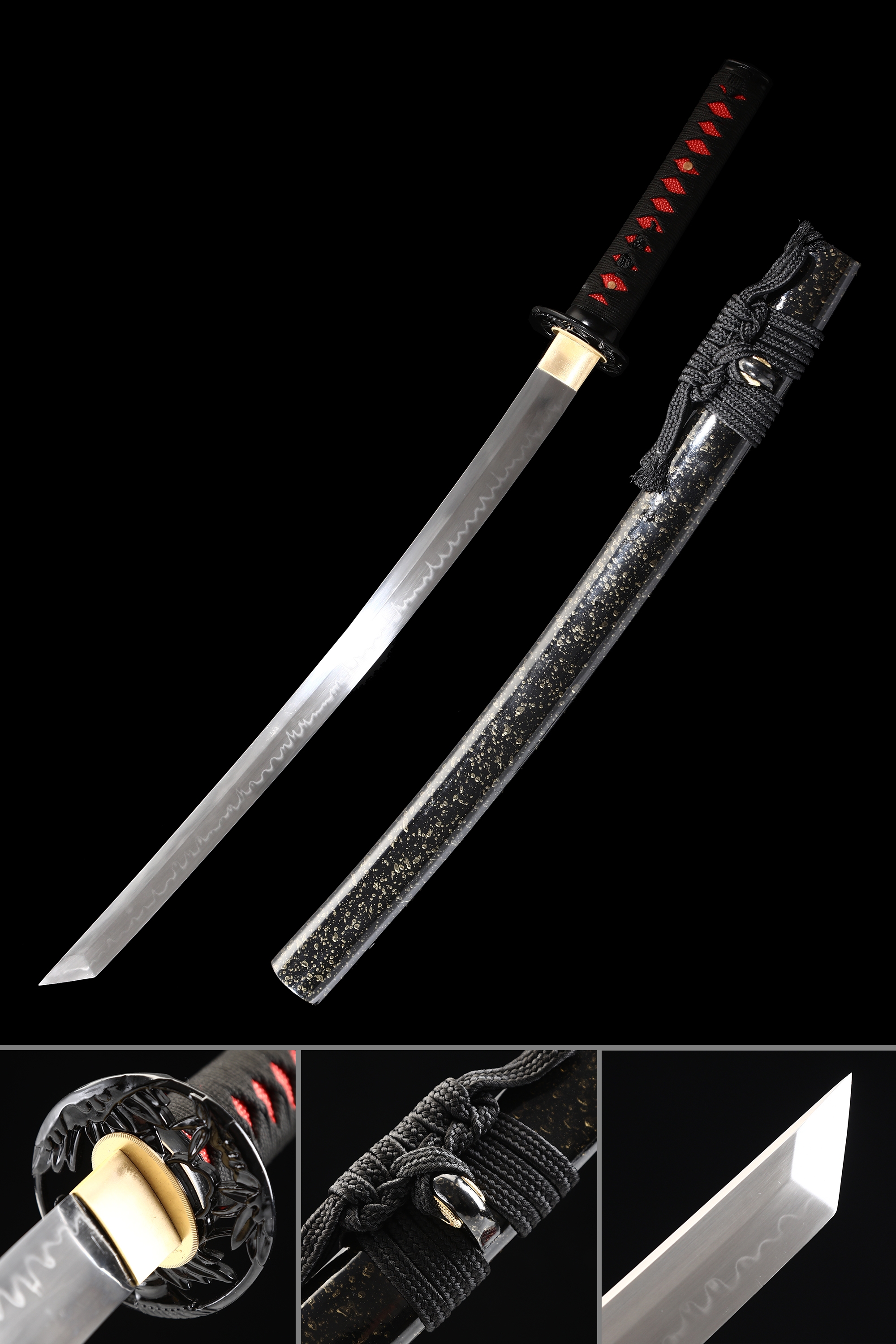 Wakizashi Sword Short Katana, Handmade Japanese Wakizashi Sword T10