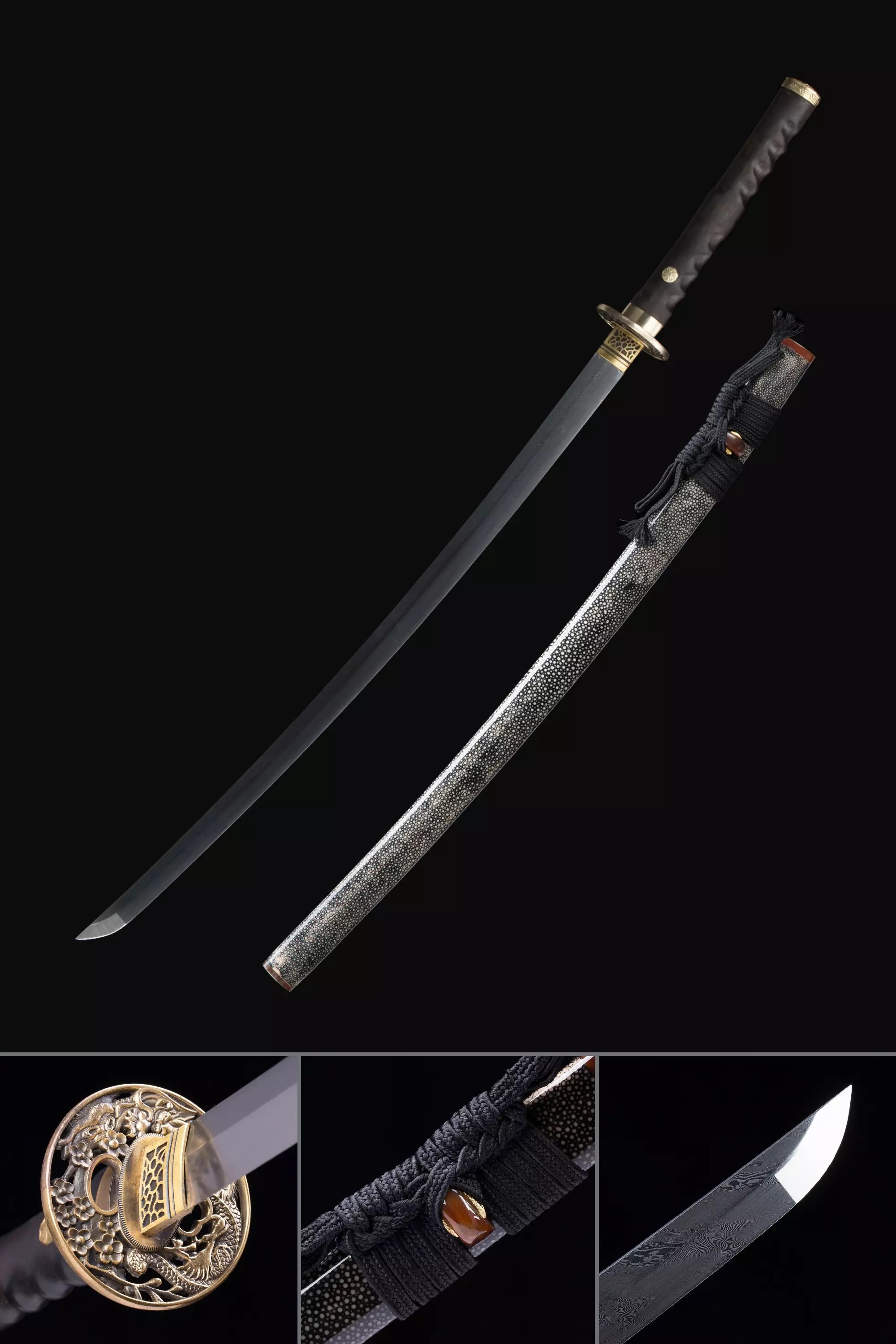 Vrai Katana Véritable épée Japonaise Katana Faite à La Main En Acier