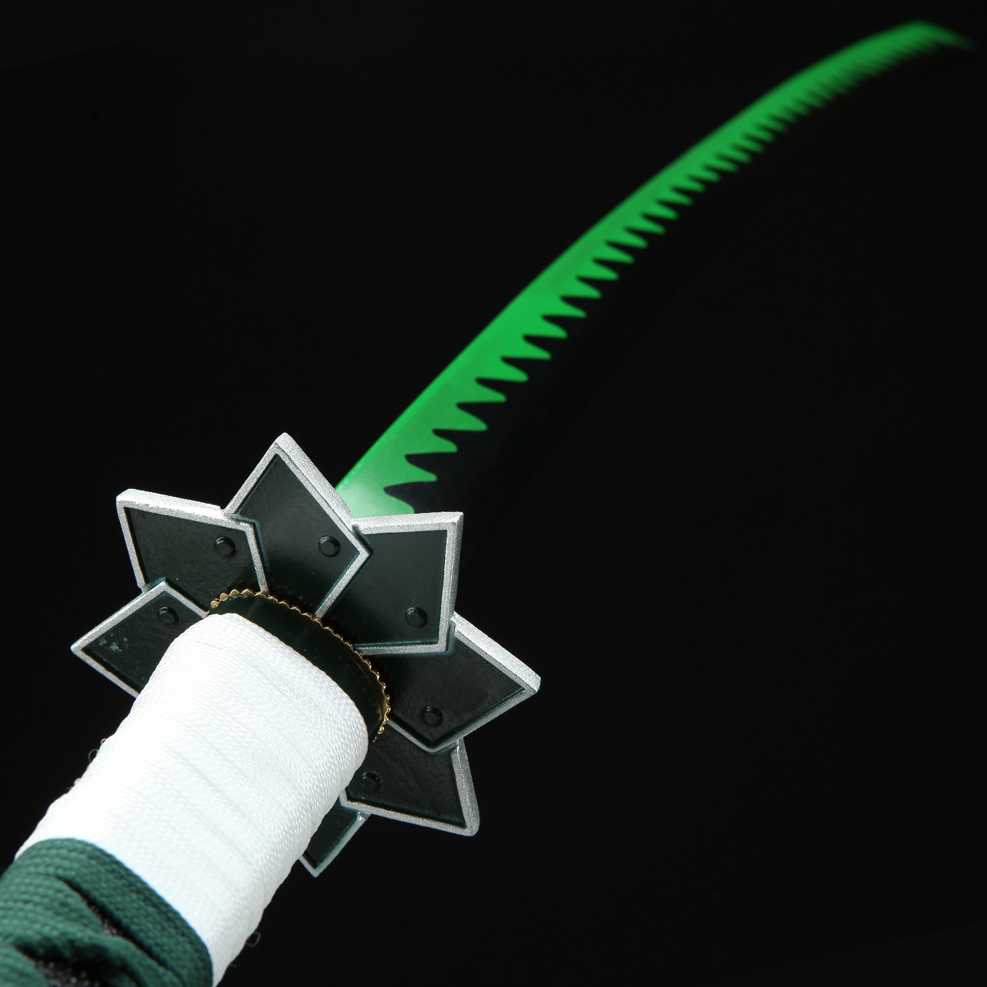 Handmade 1045 Carbon Steel Green Blade Real Japanese Katana Samurai