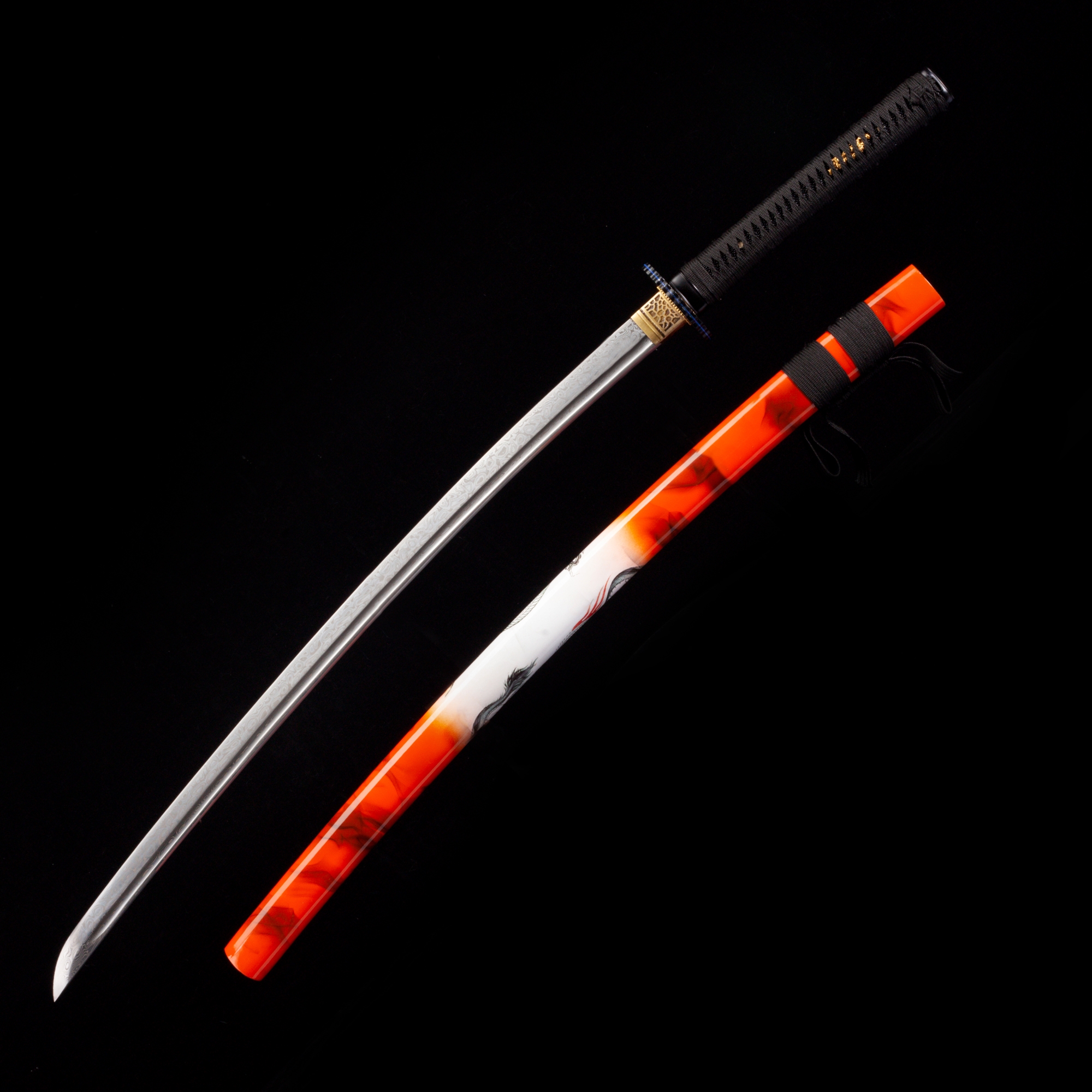 Épées Japonaises De Samouraï De Katana En Acier Plié à La Main De 1000