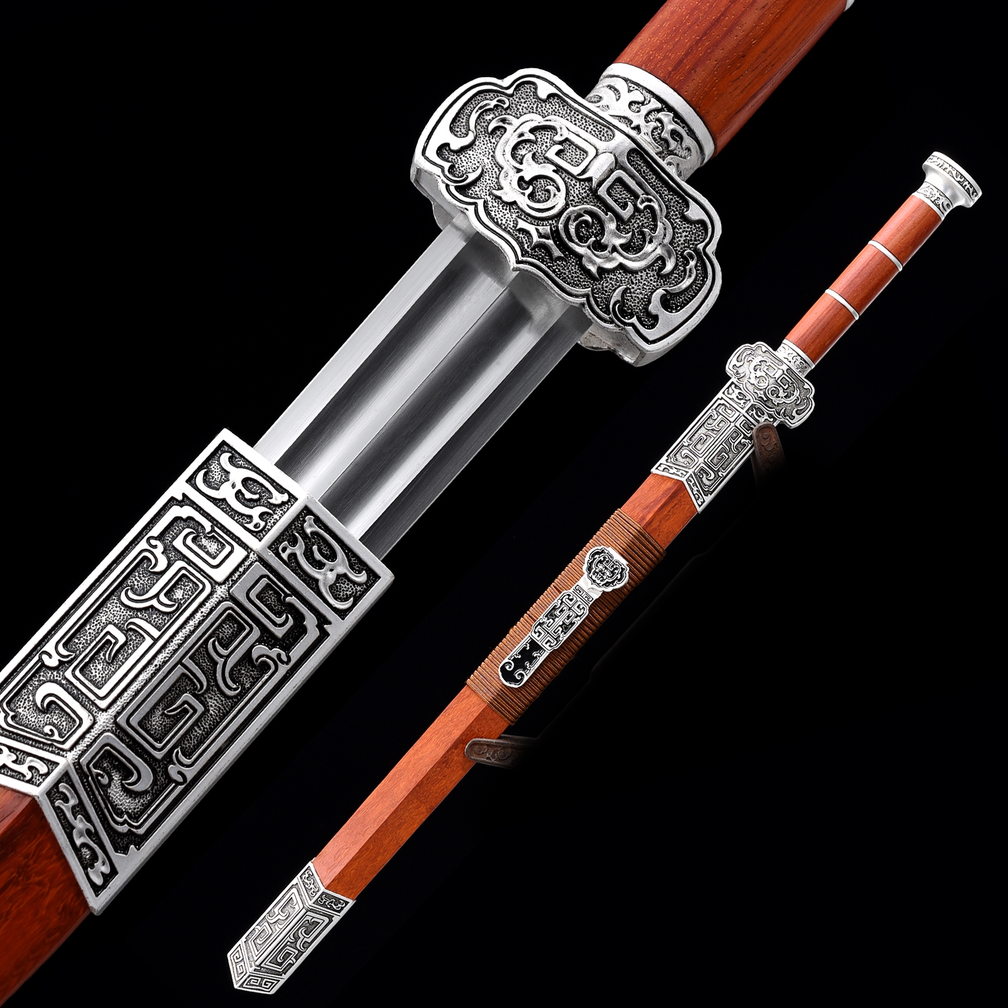 Chinese Straight Sword Highperformance High Manganese Steel Chinese Han Dynasty Sword With