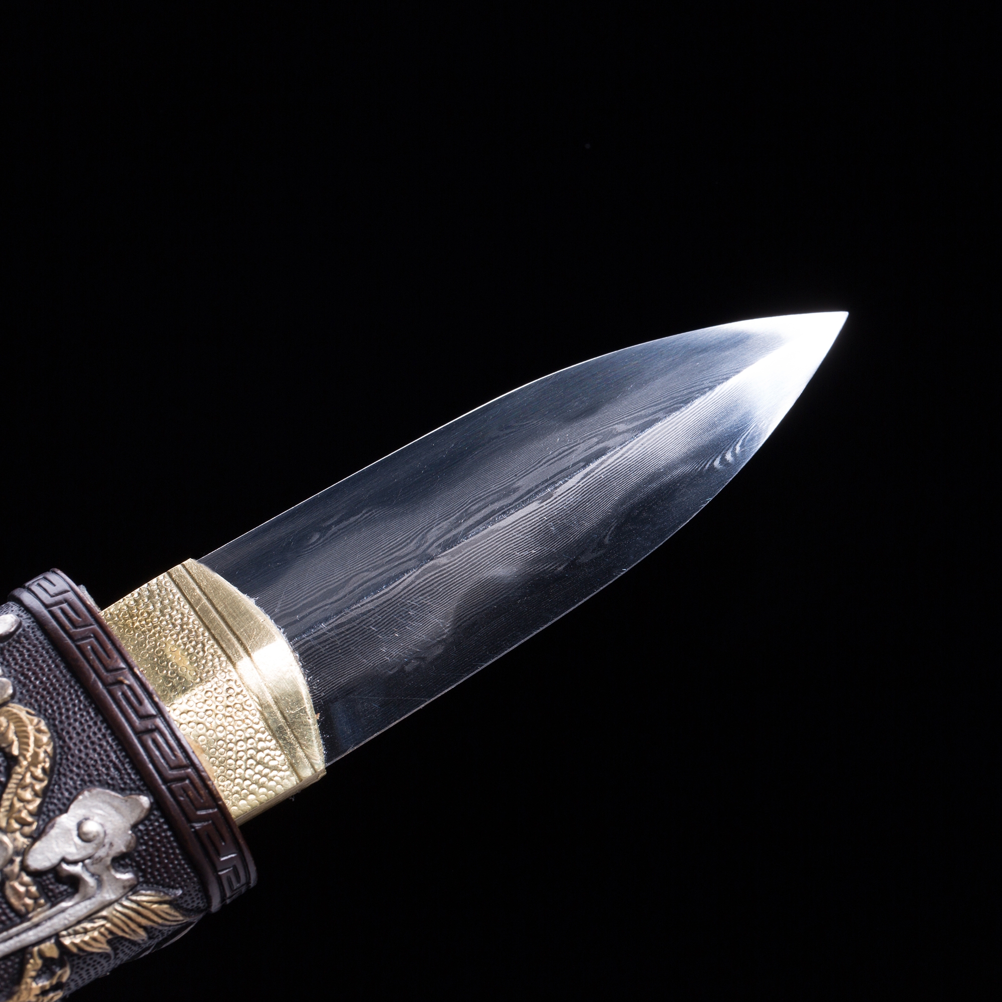 Tanto Knife Handmade Double Edge Pocket Tanto Knife T10 Carbon Steel