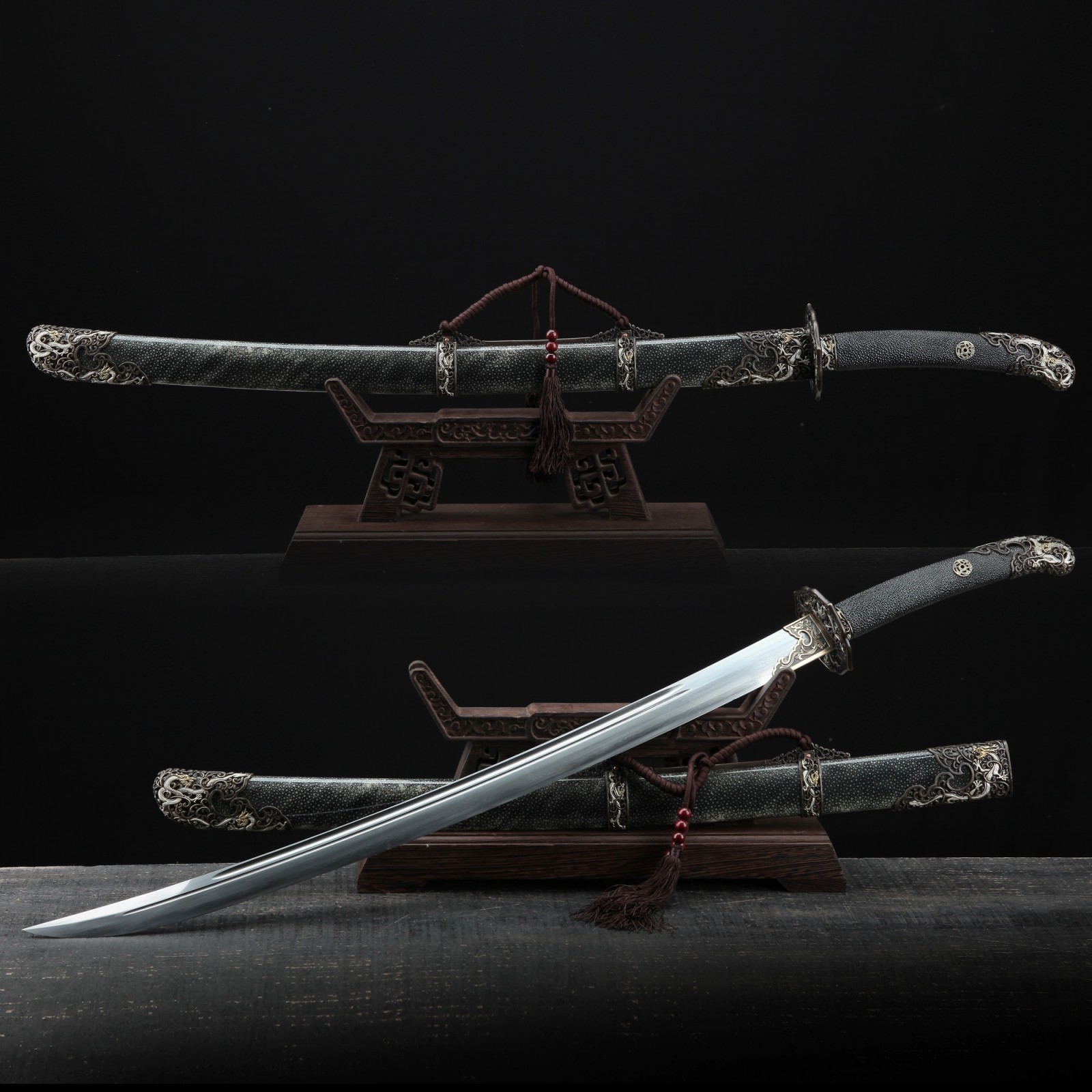 Oxtail Dao Chinese Oxtail Dao Saber Sword Broadsword Damascus Steel