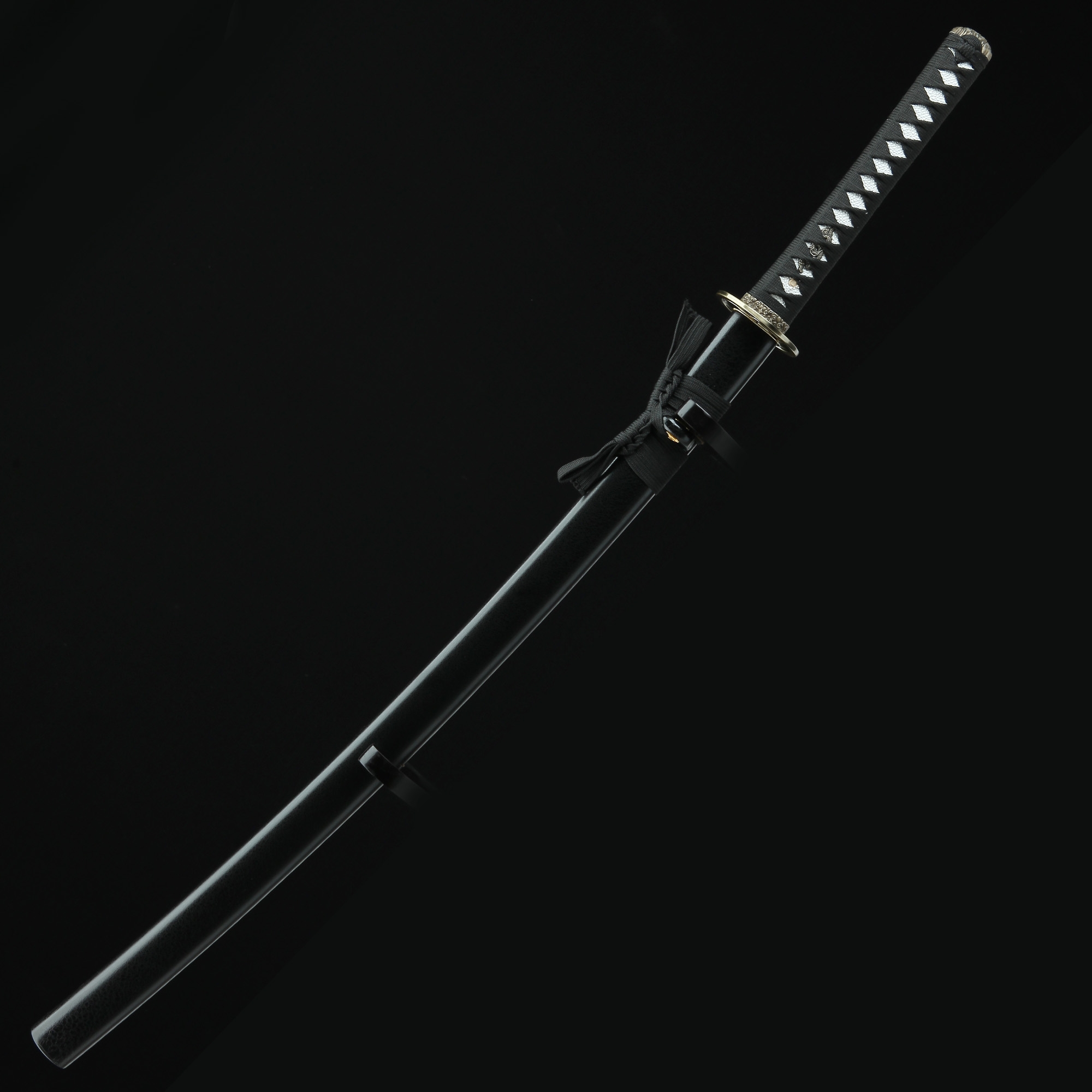 Damascus Katana, Handmade Japanese Katana Sword Damascus Steel With